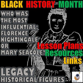 Preview of BLACK HISTORY MONTH: Mary Seacole vs Florence Nightingale, plans and resources