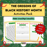 BLACK HISTORY MONTH: History and Key Figures || ACTIVITIES