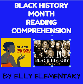 Preview of BLACK HISTORY MONTH READING COMPREHENSION PASSAGES & RESEARCH PROJECT