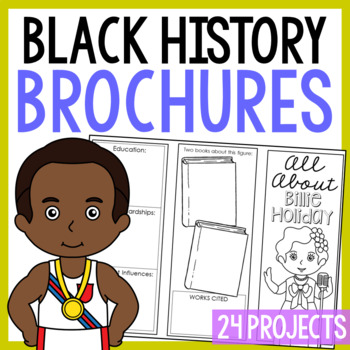 Preview of BLACK HISTORY MONTH Research Projects | Biography Report Activity Worksheets