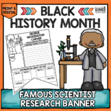 BLACK HISTORY MONTH SCIENTIST RESEARCH BANNER [GEORGE WASH