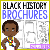 BLACK HISTORY Research Brochure Projects | Famous African Americans Activities
