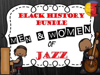 Preview of BLACK JAZZ MUSIC HISTORY BUNDLE