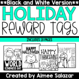 BLACK & WHITE Reward Tags {Holiday Set}