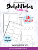 BLANK GRAPHIC ORGANIZERS | SKETCH NOTES | INSERTABLES