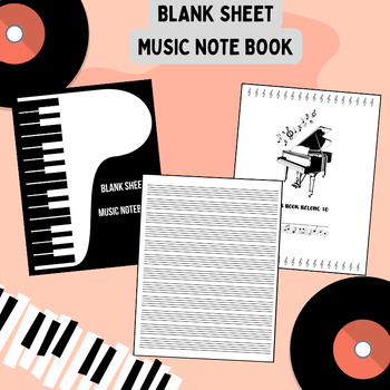 Preview of BLANK SHEET MUSIC NOTEBOOK