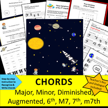 Preview of BLAST OFF WITH MUSIC SPACE CHORD STUDY