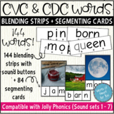 BLENDING STRIPS & SEGMENTING CARDS (CVC&CDC words) Compati
