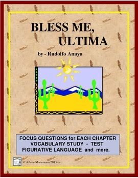 Preview of BLESS ME, ULTIMA Novel Study Lessons