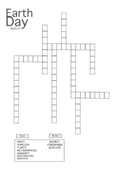 BLOCK crossword puzzle by MrsStory Time TPT
