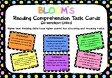 BLOOM'S READING COMPREHENSION QUESTION TASK CARDS