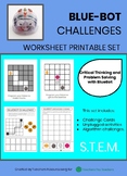 BLUE-BOT CHALLENGES - Worksheet Printable Set