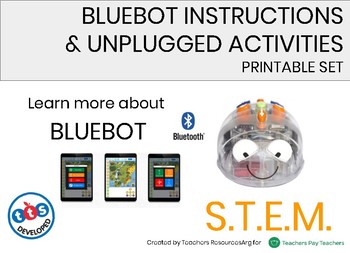 Preview of BLUE-BOT INSTRUCTIONS SET AND UNPLUGGED GAMES AND ACTIVITIES