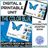 BLUE - Color Adapted Books for Special Education (Print + 