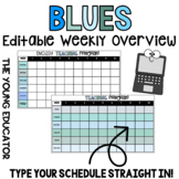 BLUES EDITABLE TERM X 10 WEEKLY OVERVIEW