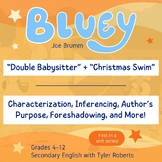 BLUEY "Double Babysitter" + "Christmas Swim" Lesson | Char