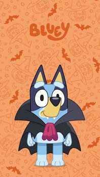 Preview of BLUEY, HALLOWEEN PACK - Bluey,Paper Masks,Gift Bags, lantern, wallpaper&coloring