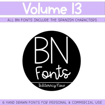 Preview of BN Fonts Volume 13