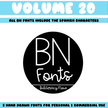 Preview of BN Fonts Volume 20