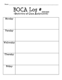 BOCA Beginning of Class Assignment Log