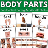 BODY PARTS Non-Identical Matching Picture Cards Autism Spe