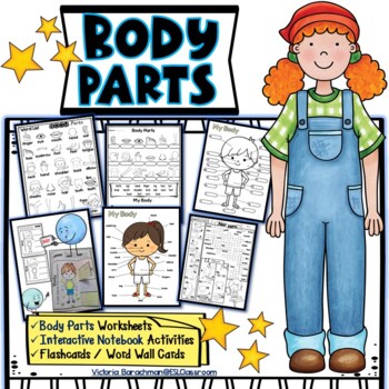 body parts esl worksheets by esl classroom teachers pay teachers