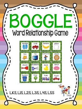 Preview of BOGGLE! Word Relationship Game