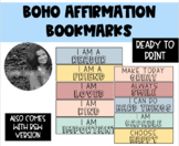 BOHO Affirmation Bookmarks - FREEBIE