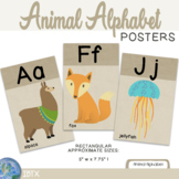 BOHO Animal Alphabet Posters