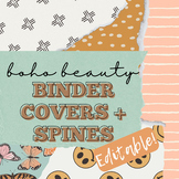 BOHO BEAUTY || Binder Covers + Spines