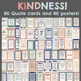 BOHO KINDNESS POSTERS and QUOTE NAME BADGE cards/KINDNESS 