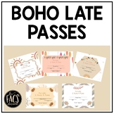 BOHO Late Pass | Classroom Management