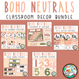BOHO NEUTRALS Classroom Decor BUNDLE | Boho Plant Decor | 