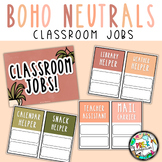 BOHO NEUTRALS Classroom Decor | Classroom Jobs | PLANT Cla