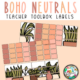 BOHO Neutrals Classroom Decor | Teacher Toolbox  | Earthy 
