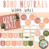 BOHO Neutrals Classroom Decor | Word Wall Display | Earthy