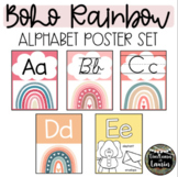 BOHO RAINBOW Alphabet Posters (5 Sets!)
