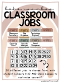 BOHO Rainbow - Classroom Jobs