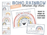 BOHO Rainbow Clip Chart