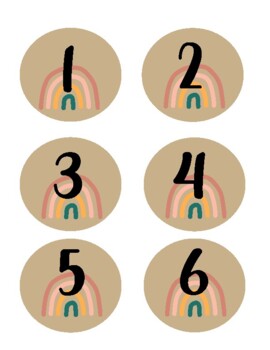 Preview of BOHO Rainbow numbers 1-30