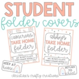 BOHO Student Folder Covers l Editable