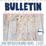 BOHO bulletin board letters & numbers - Modern & neutral c