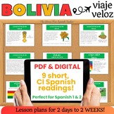 BOLIVIA Comprehensible Spanish Reading Viaje Veloz South A
