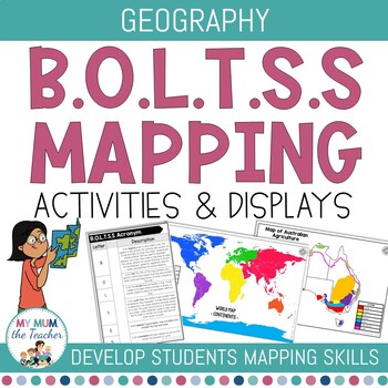 Preview of BOLTSS Geography Mapping Skills Activity Pack
