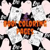 BOO! Coloring Pages—Halloween Art Activities—Great for Mor