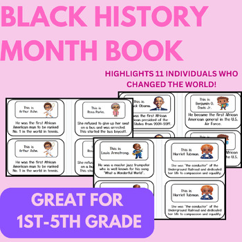 Preview of BOOK- Black History Month