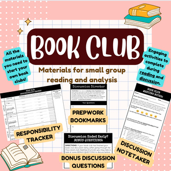 Preview of BOOK CLUB: Materials for Small Group Reading and Analysis