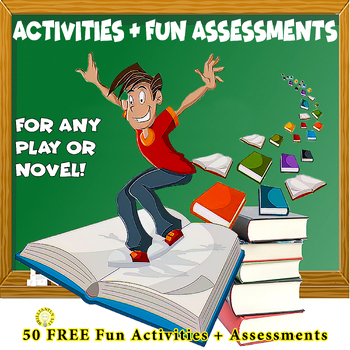 Preview of FREE Creative Book Reports - 50 Fun End of Book Projects for ANY Play or Novel