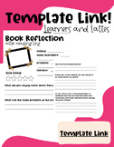 BOOK REFLECTION FOR INDEPENDENT READING | EDITABLE