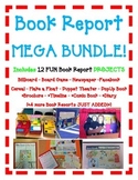 BOOK REPORT 12 Projects MEGA BUNDLE Board Game-Newspaper-F
